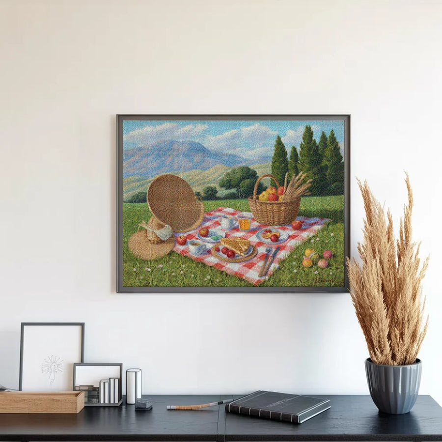 Diamond Painting - Pastelkleurige picknick
