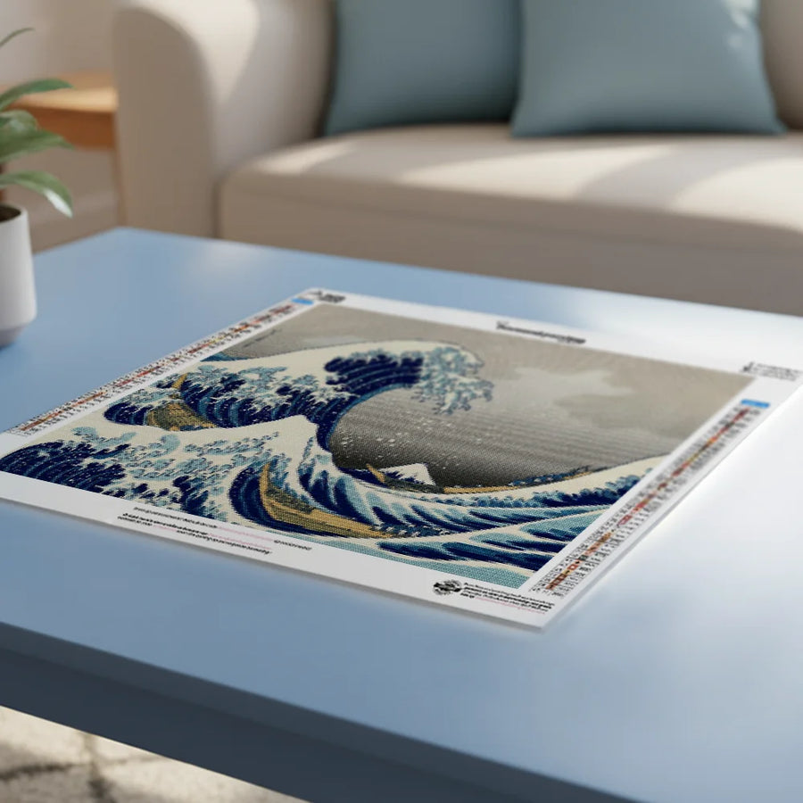 Diamond Painting - De grote golf van Kanagawa, Hokusai