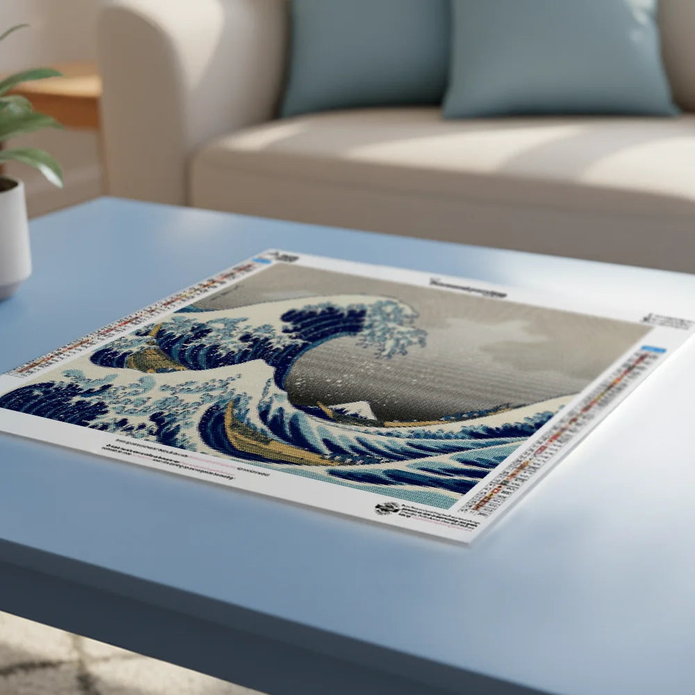 Diamond Painting - De grote golf van Kanagawa, Hokusai