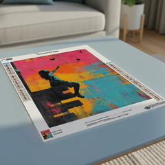 Diamond Painting - Banksy kleurrijk - Meisje met vogels