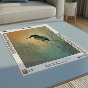 Diamond Painting - IJsvogel in de Mist