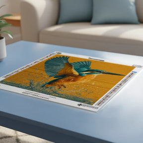 Diamond Painting - IJsvogel met Gespreide Vleugels