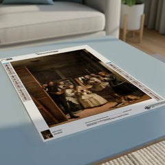 Diamond Painting - Las Meninas op hun telefoons