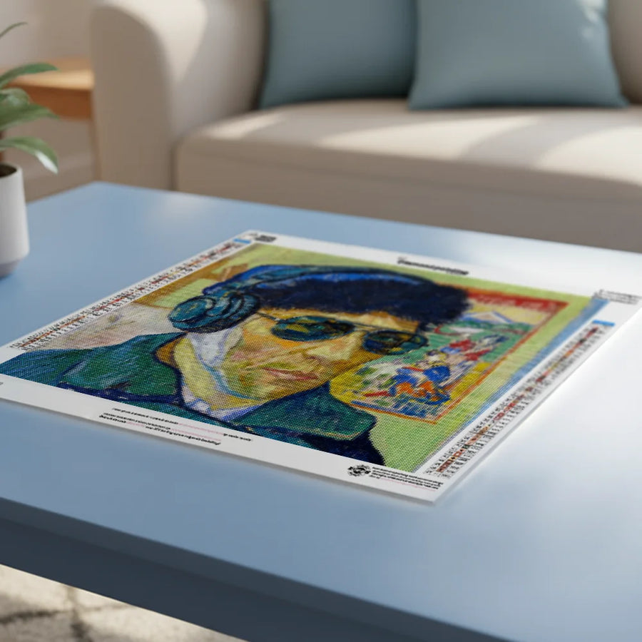 Diamond Painting - Van Gogh met Beats