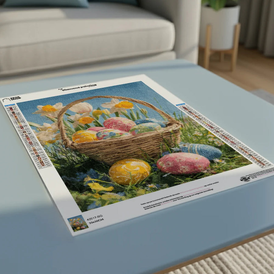 Diamond Painting - Mand vol Paasgeluk