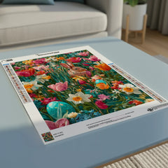 Diamond Painting - Voorjaarsbloemen in Bloei