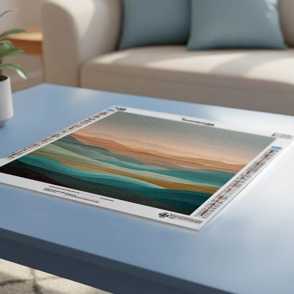 Diamond Painting - Abstract landschap