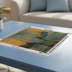 Diamond Painting - IJsvogel Grunge aan het Water