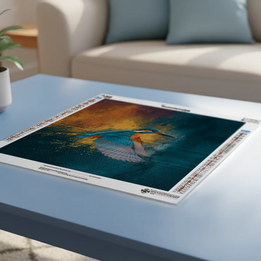 Diamond Painting - De IJsvogel_ Majesteus