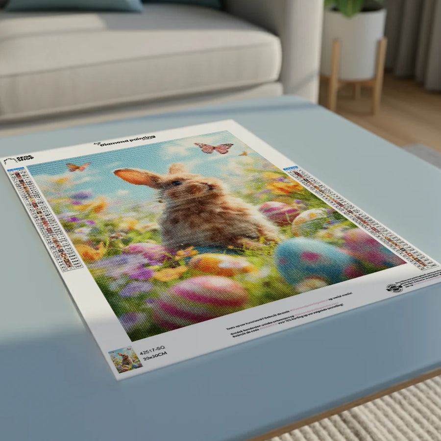 Diamond Painting - Lentevreugde van het Konijntje