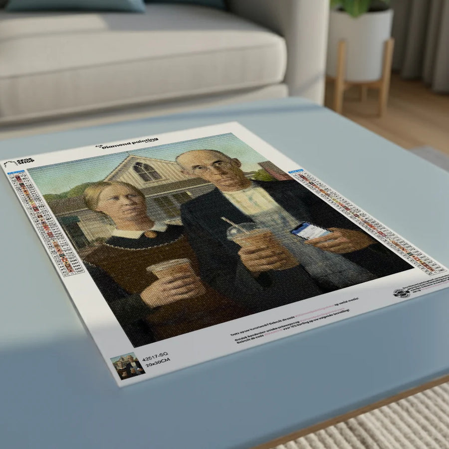 Diamond Painting - American Gothic Chill