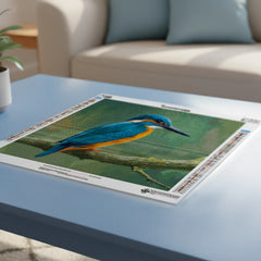 Diamond Painting - IJsvogel op een Lenteochtend