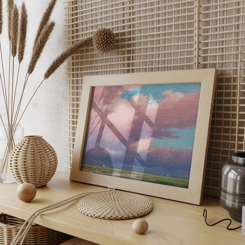 Diamond Painting - Roze luchten