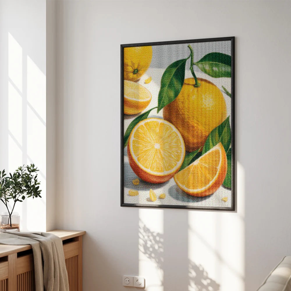 Diamond Painting - Gouden Citrus