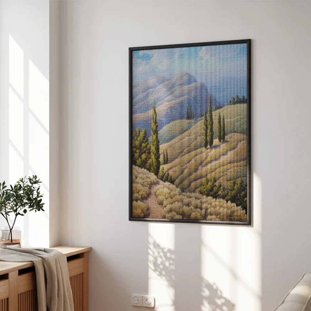 Diamond Painting - Honingschaduw Heuvels