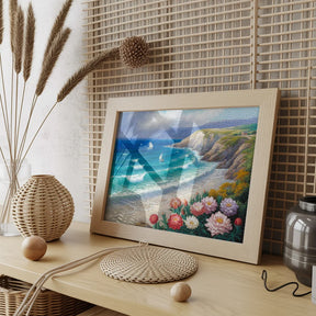 Diamond Painting - Bloeiende kust