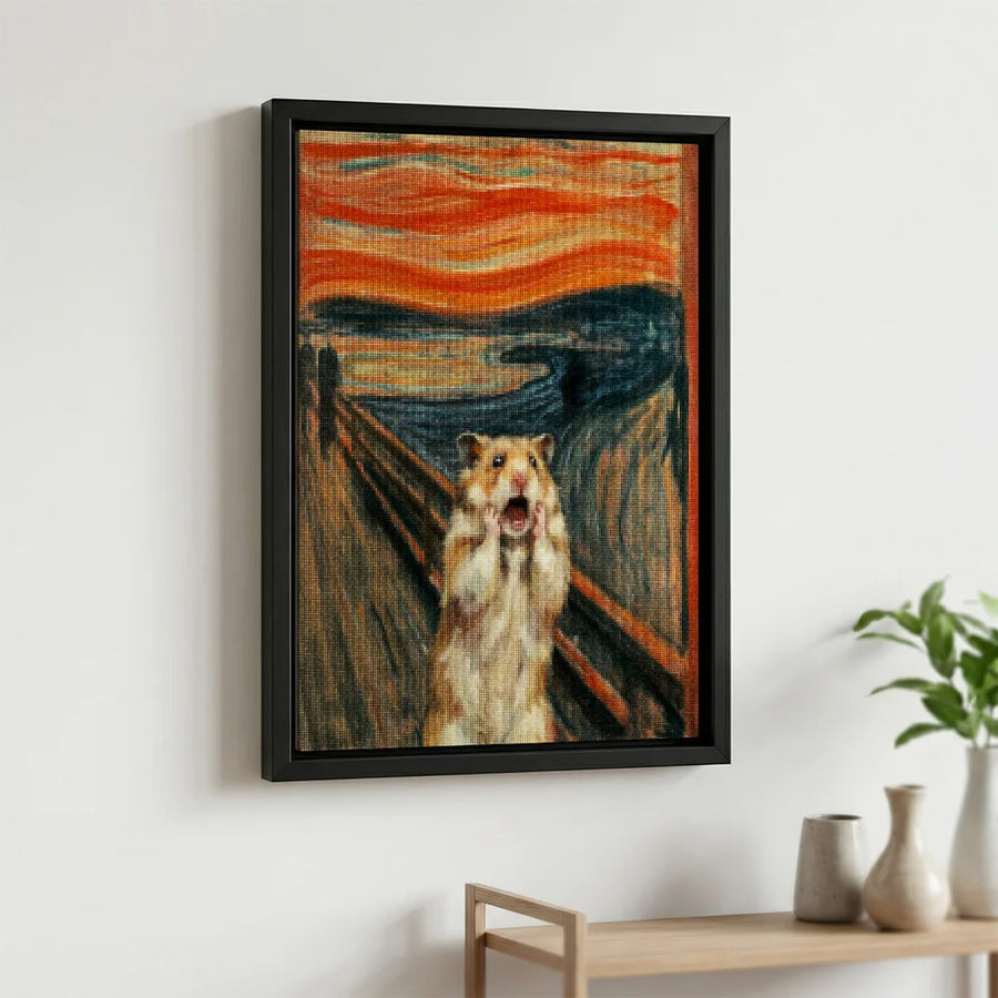 Diamond Painting - De schreeuwende hamster