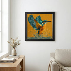 Diamond Painting - IJsvogel met Gespreide Vleugels