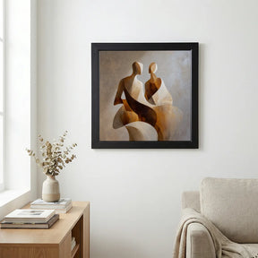 Diamond Painting - Stromend paar Abstract figuur