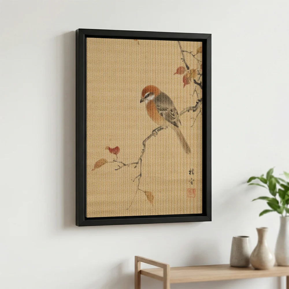 Diamond Painting - Vogel op een stille tak