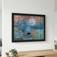 Diamond Painting - Impressie, discobal bij zonsopgang
