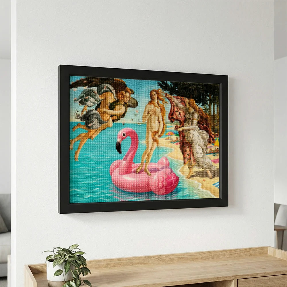 Diamond Painting - Venus op Flamingo