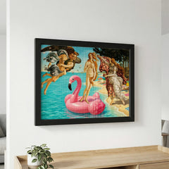 Diamond Painting - Venus op Flamingo