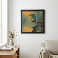 Diamond Painting - IJsvogel Grunge aan het Water