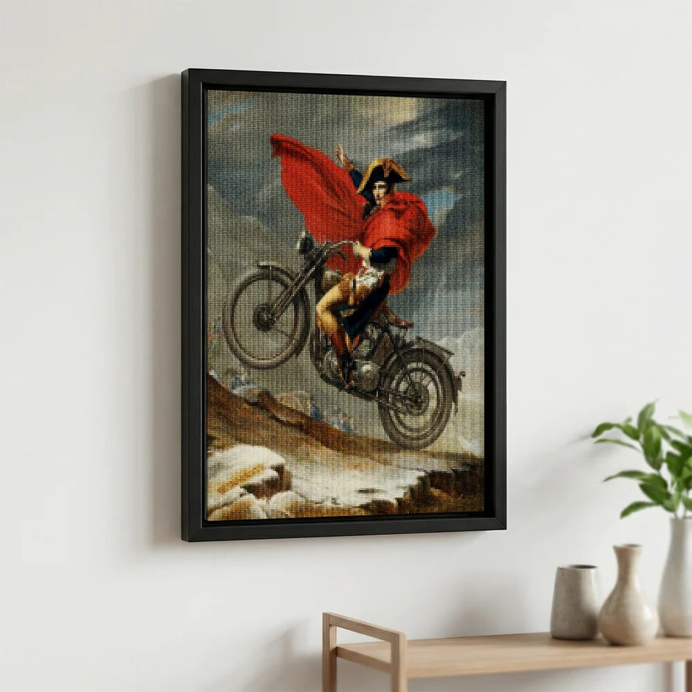 Diamond Painting - Napoleon op de Fiets
