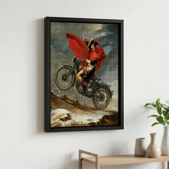 Diamond Painting - Napoleon op de Fiets