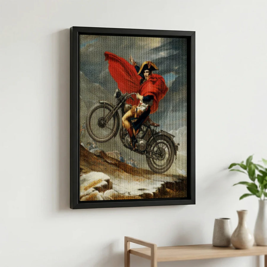 Diamond Painting - Napoleon op de Fiets