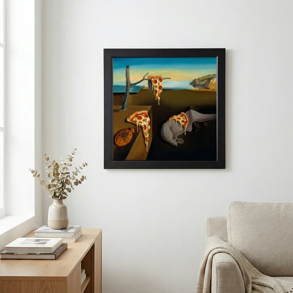 Diamond Painting - Smeltende Pizza Tijd