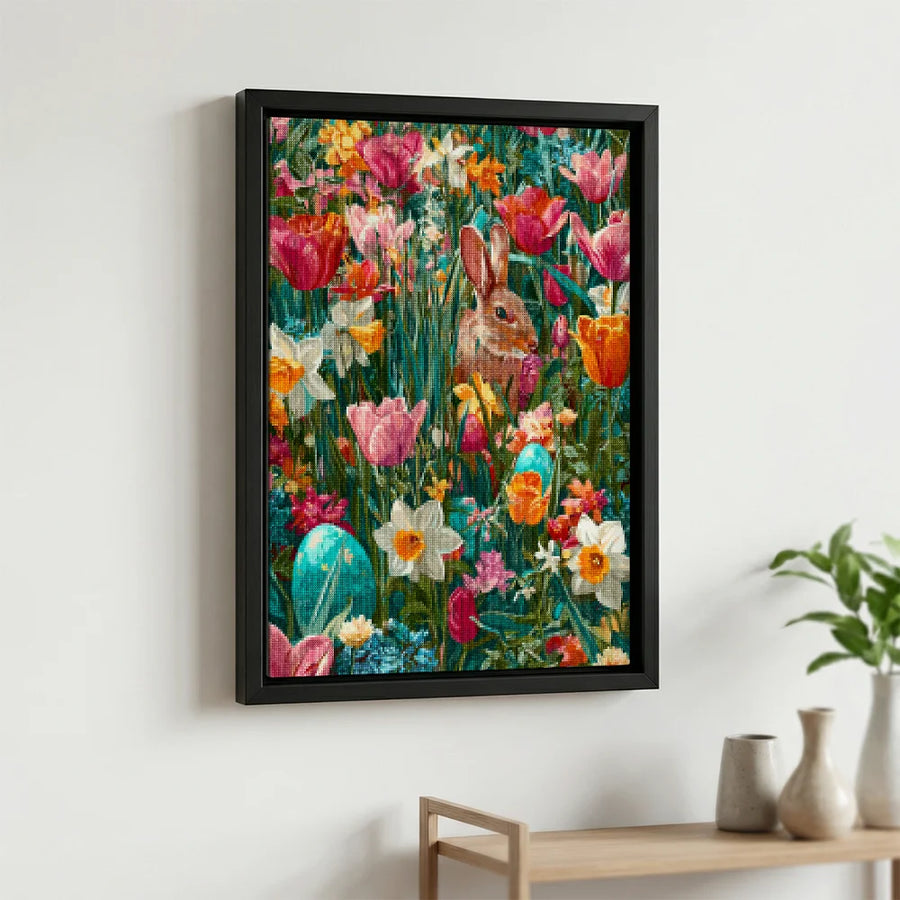 Diamond Painting - Voorjaarsbloemen in Bloei