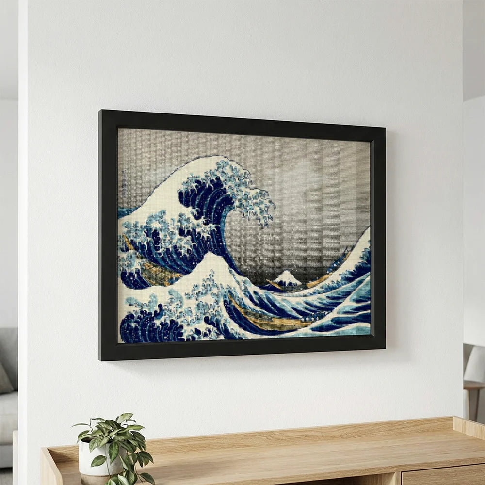Diamond Painting - De grote golf van Kanagawa, Hokusai