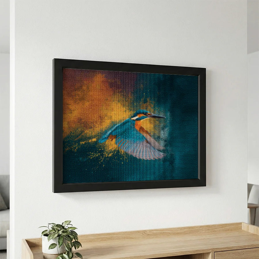 Diamond Painting - De IJsvogel_ Majesteus