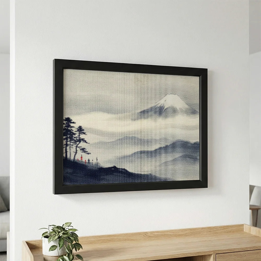 Diamond Painting - Fuji boven de nevel