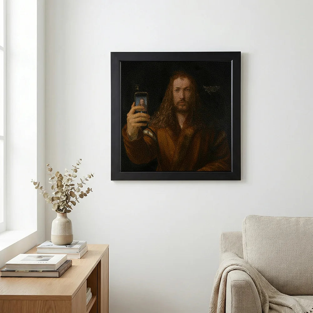 Diamond Painting - Zelfportret met smartphone