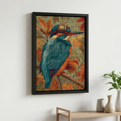 Diamond Painting - IJsvogelportret met Vintage Vliegbril