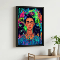 Diamond Painting - Frida in Neon Jungle