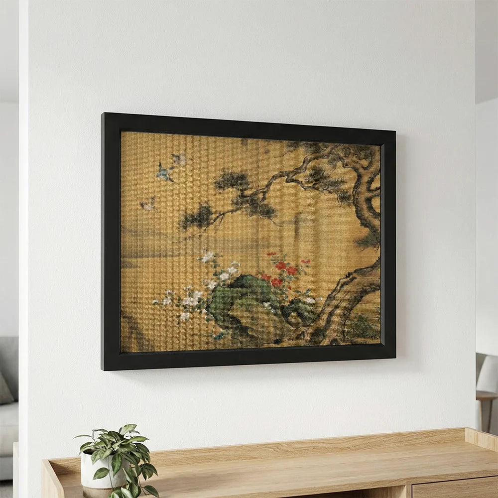 Diamond Painting - Bloei onder de oude den