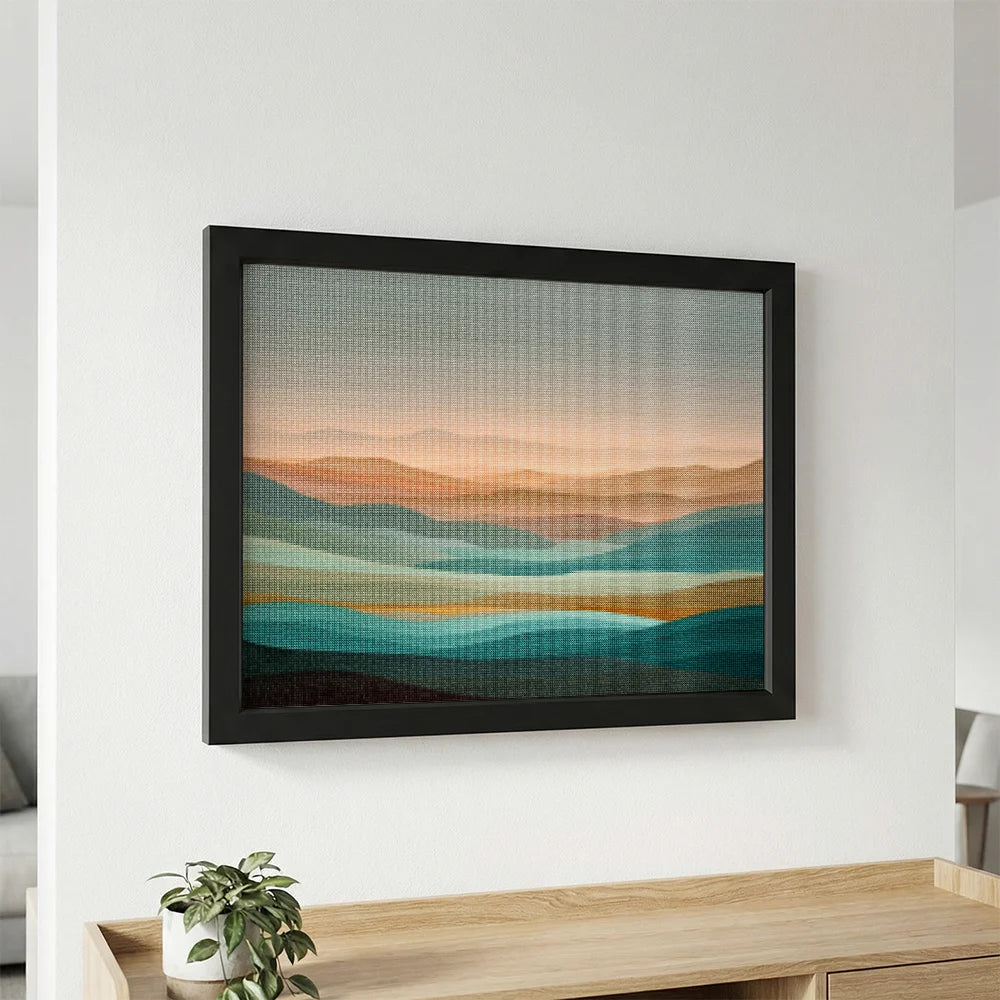 Diamond Painting - Abstract landschap