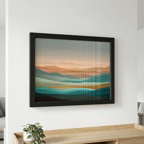 Diamond Painting - Abstract landschap