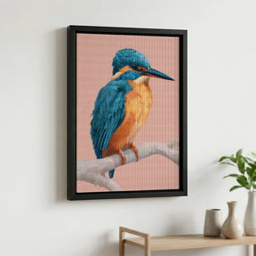 Diamond Painting - Aquarel IJsvogel op Tak