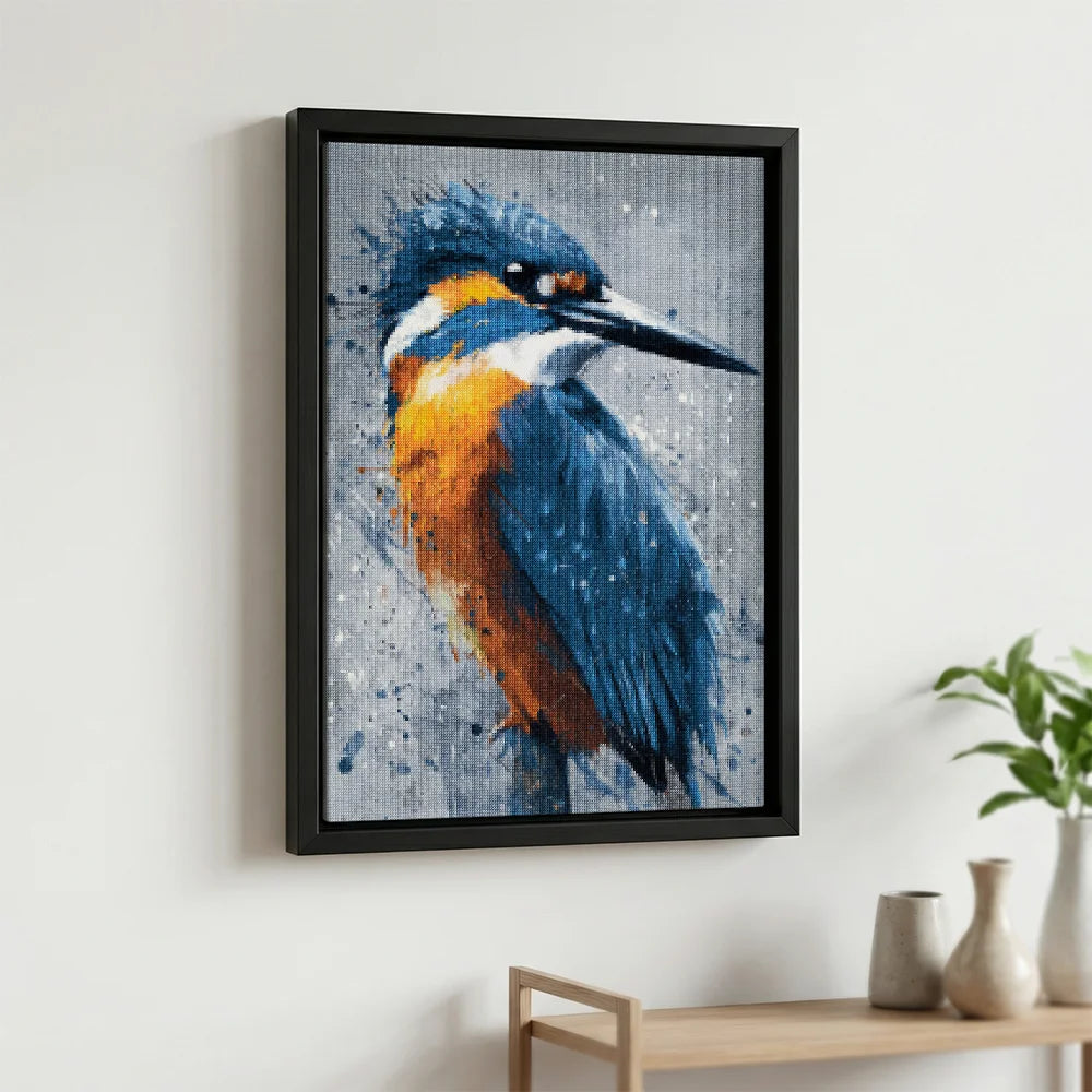 Diamond Painting - Spatkunst IJsvogel