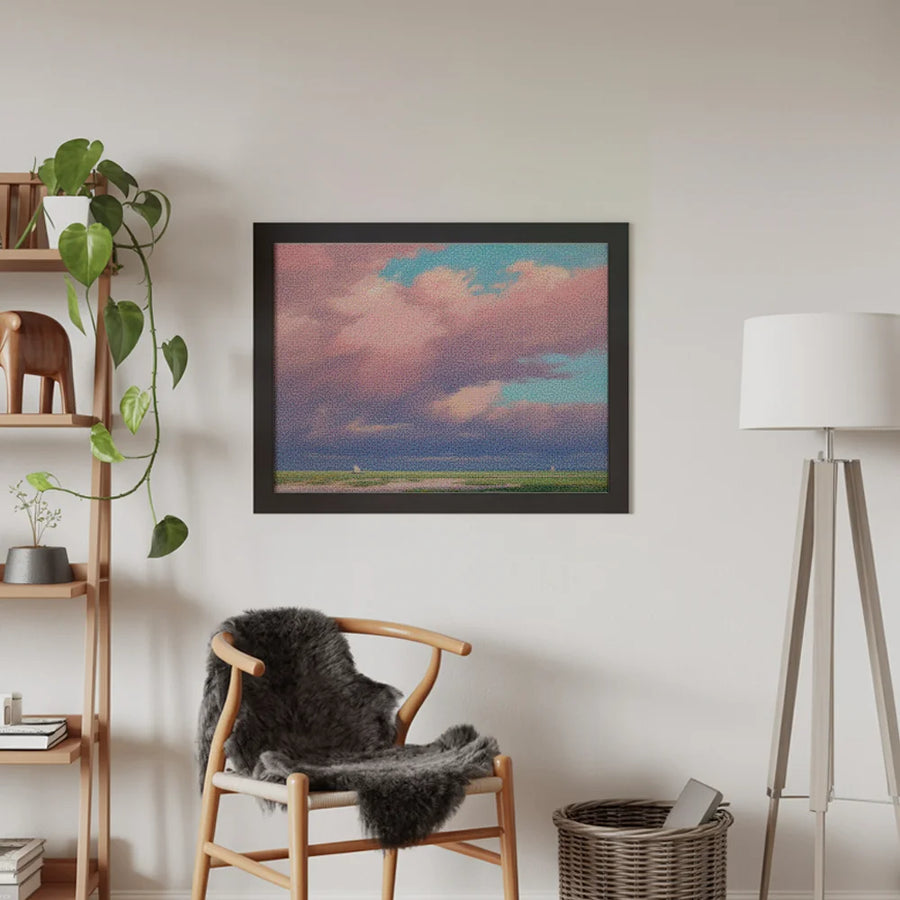 Diamond Painting - Roze luchten