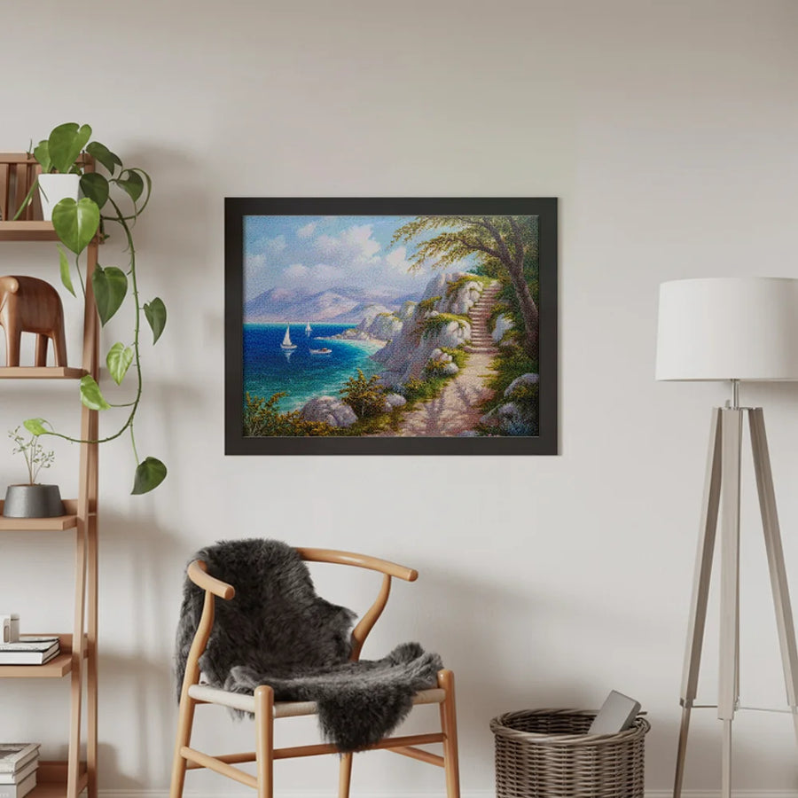 Diamond Painting - Eilandpad