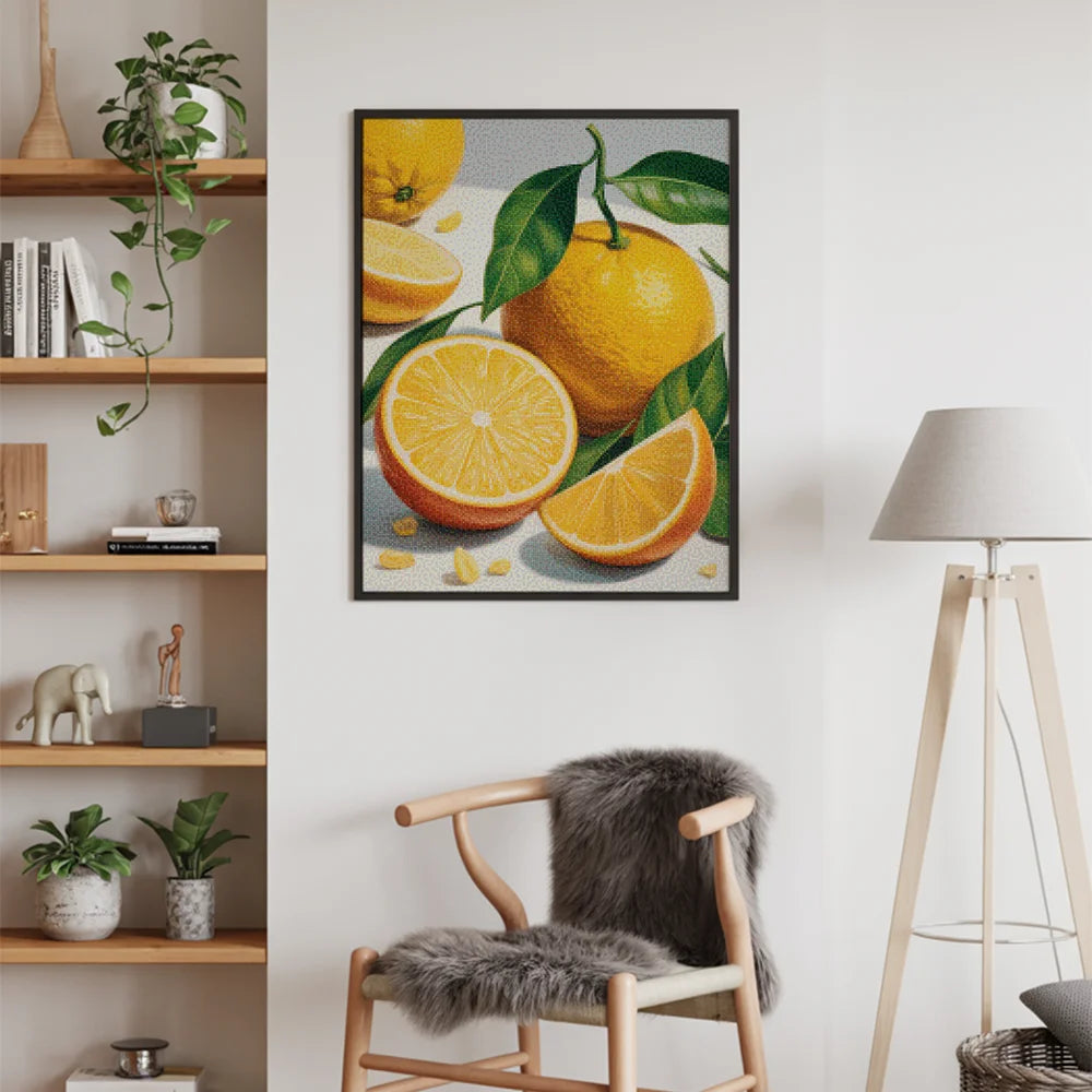 Diamond Painting - Gouden Citrus