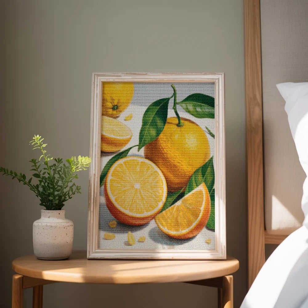 Diamond Painting - Gouden Citrus