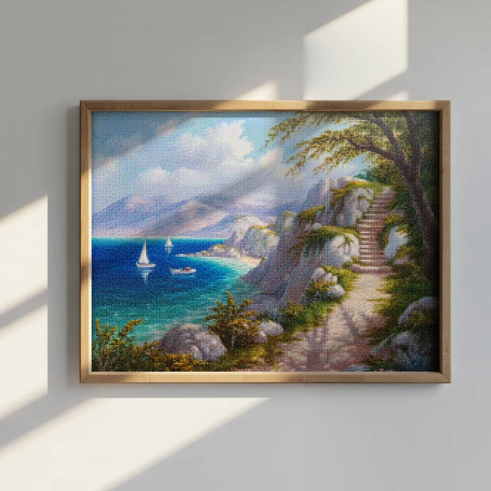 Diamond Painting - Eilandpad