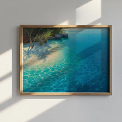 Diamond Painting - Blauwe Lagune
